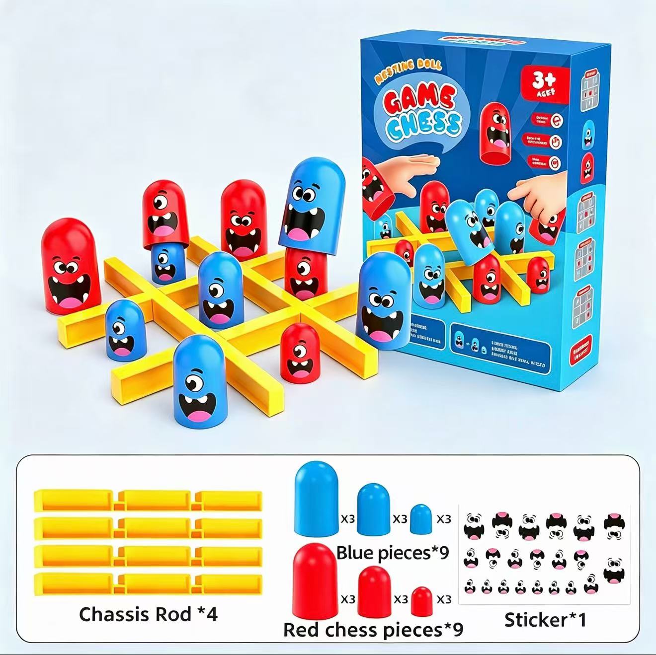 Board Game Live - Gioco da Tavolo Tic-Tac-Toe con Bicchieri