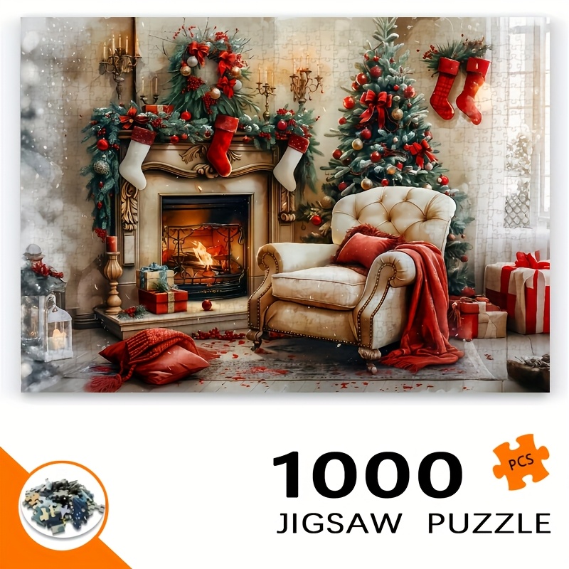 Board Game Live - Puzzle Natalizio Festivo con Scena Accogliente